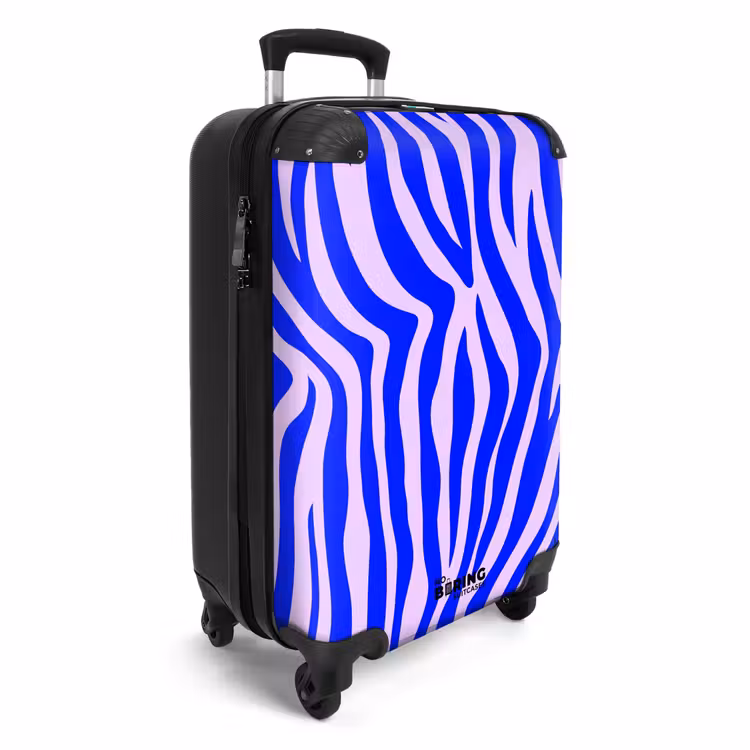 CaseSwap™ - Zebramuster blau und lila — 2