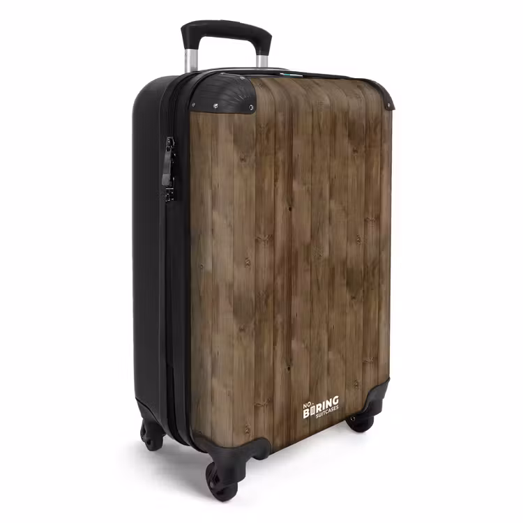 CaseSwap™ - Braune vertikale Dielen mit verwitterter Holzstruktur — 2