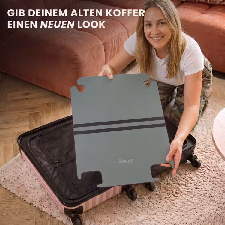 CaseSwap™ - Grüner Hintergrund mit doppelten schwarzen Querstreifen — 3