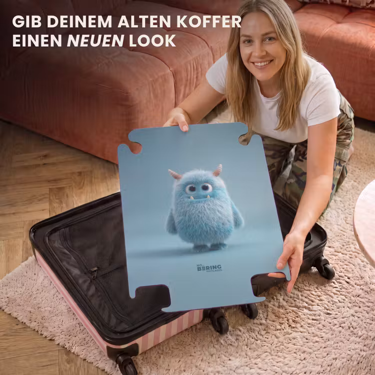 CaseSwap™ - Blaues Monster auf blauem Hintergrund — 3