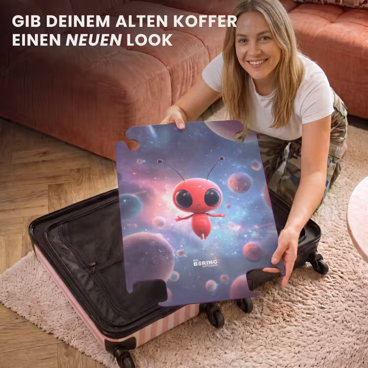 CaseSwap™ - Rosa Alien unter den Planeten — 3