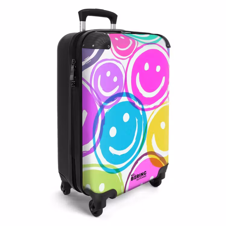 CaseSwap™ - Farbige Smiley-Gesichter auf weißem Hintergrund — 2