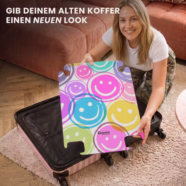 CaseSwap™ - Farbige Smiley-Gesichter auf weißem Hintergrund — 3