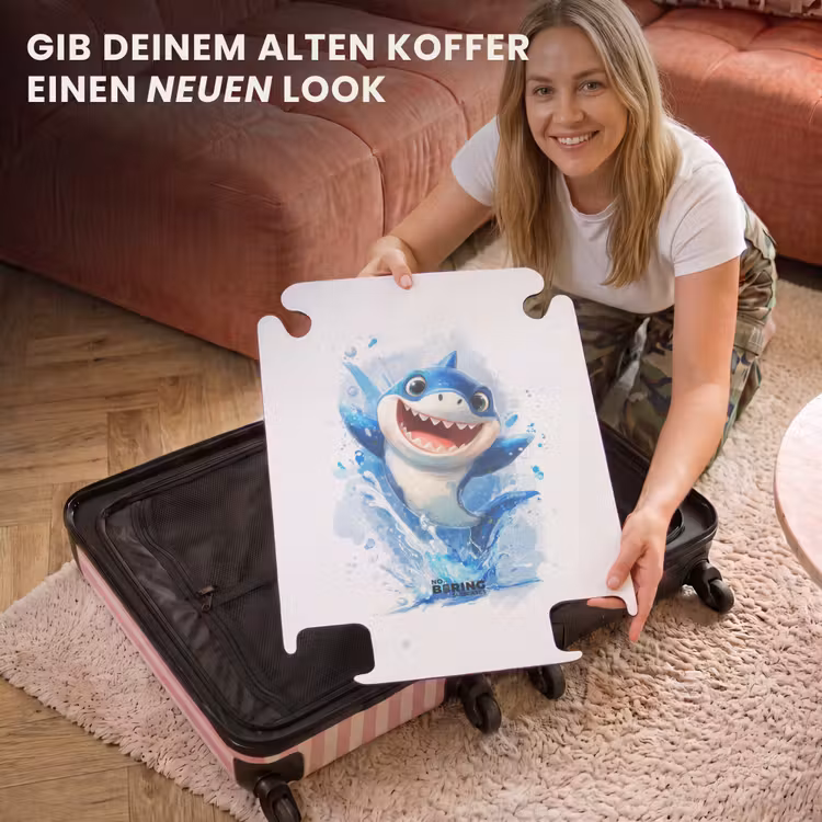 CaseSwap™ - Fröhliche Animation Hai aus dem Wasser — 3