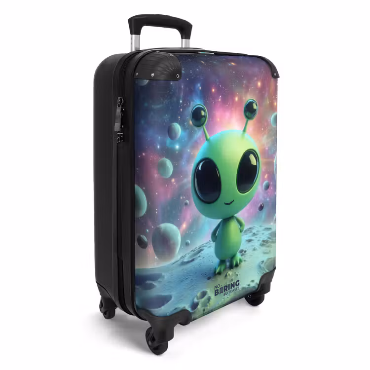 CaseSwap™ - Grüner Außerirdischer auf einem Planeten — 2