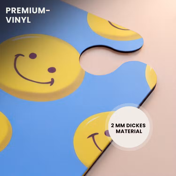 CaseSwap™ - Smiley-Gesichter auf blauem Hintergrund — 6
