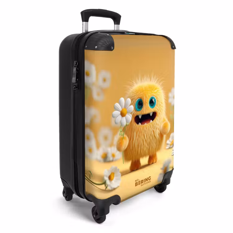 CaseSwap™ - Fröhliches flauschiges Monster mit Blume — 2