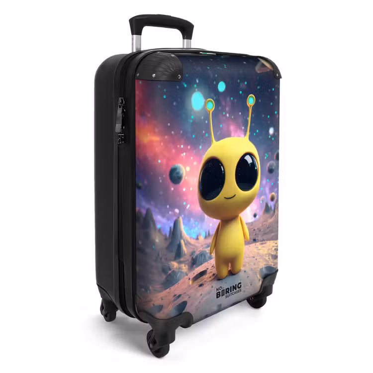 CaseSwap™ - Gelber Außerirdischer auf einem Planeten — 2