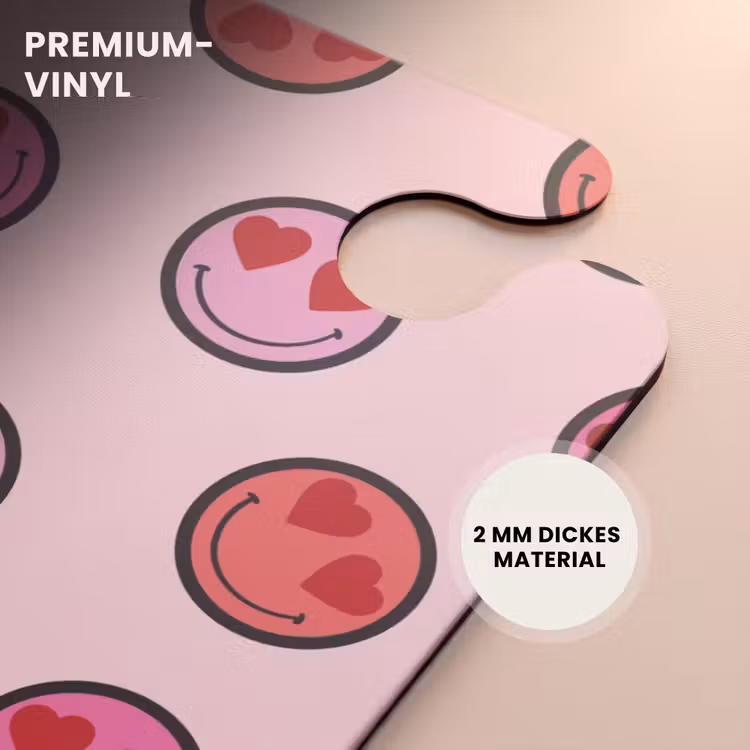 CaseSwap™ - Rosa Smiley-Gesichter auf rosa Hintergrund — 6