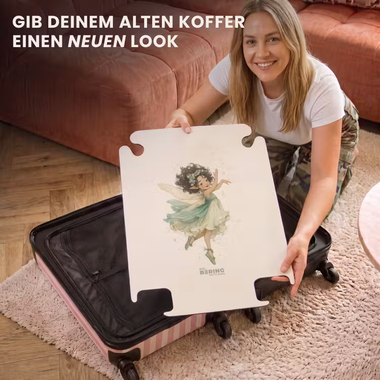CaseSwap™ - Elfe mit dunklen Locken und einem grünen Kleid — 3