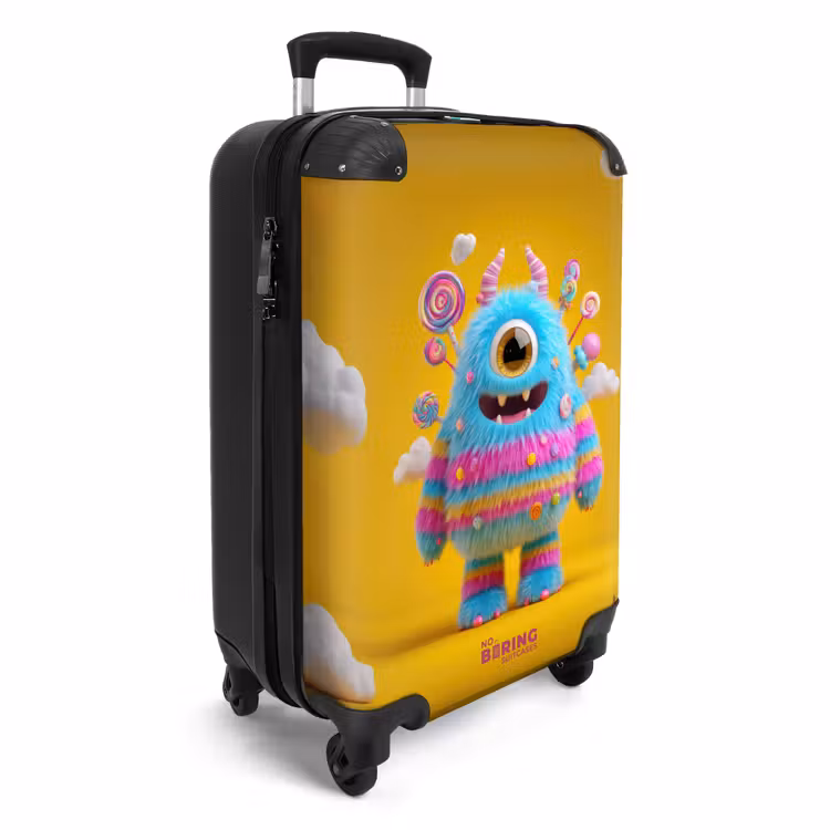 CaseSwap™ - Süßigkeitenmonster auf gelbem Hintergrund — 2