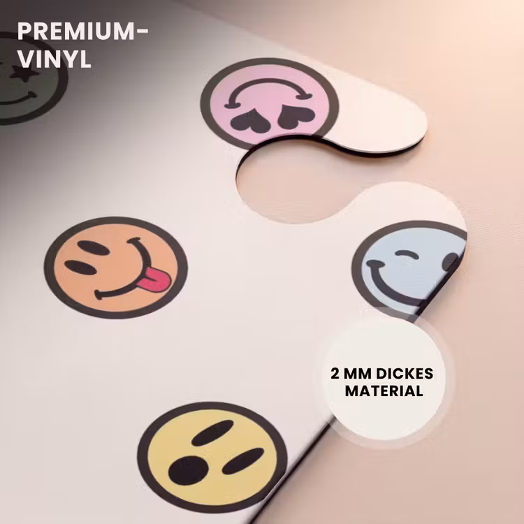 CaseSwap™ - Verschiedene Smileys auf einem beigen Hintergrund — 6