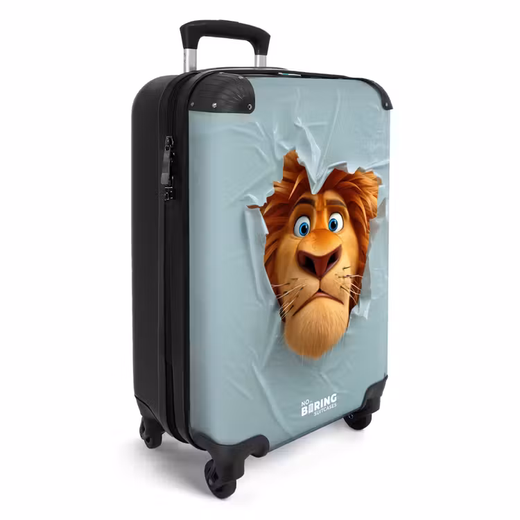 CaseSwap™ - Löwe mit orangefarbener Mähne durch Plastikwand — 2