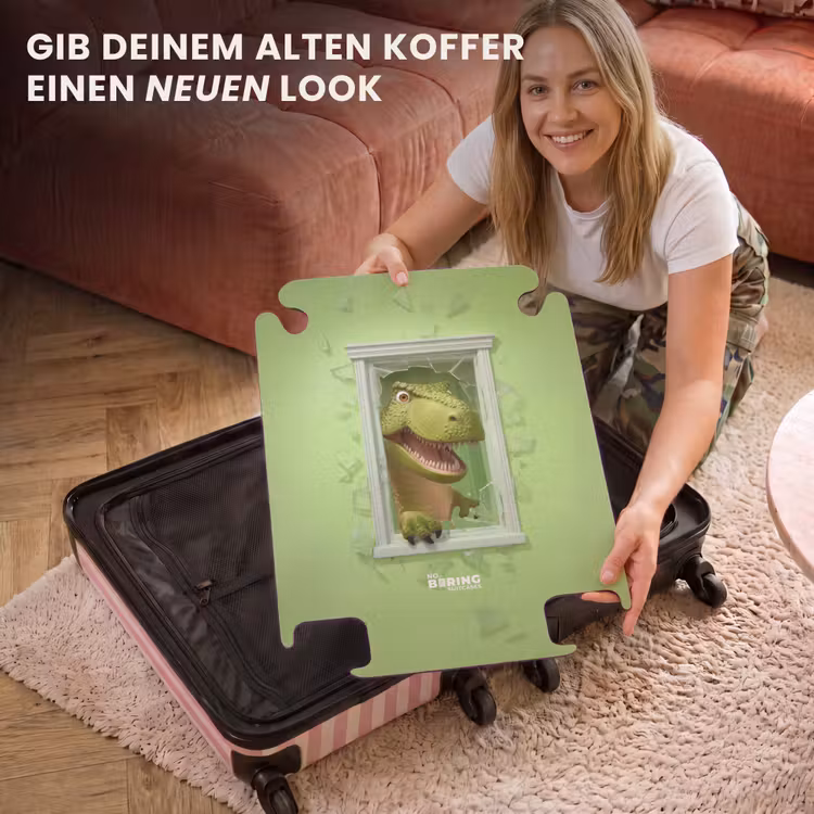 CaseSwap™ - T-Rex bricht durch grünes Glasfenster — 3