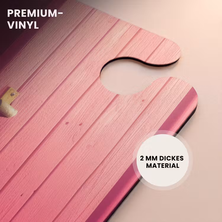 CaseSwap™ - Weiße Katze späht durch rosa Tür — 6