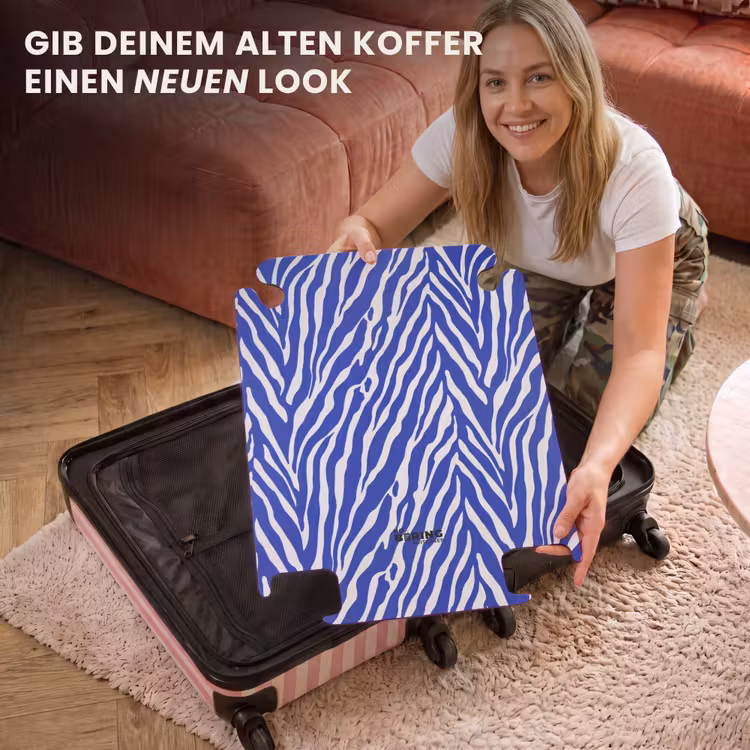 CaseSwap™ - Zebra - Muster - Kobalt - Blau — 3
