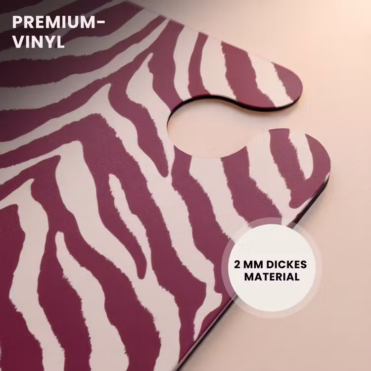 CaseSwap™ - Zebra - Motiv - Bordeaux - Rot — 6