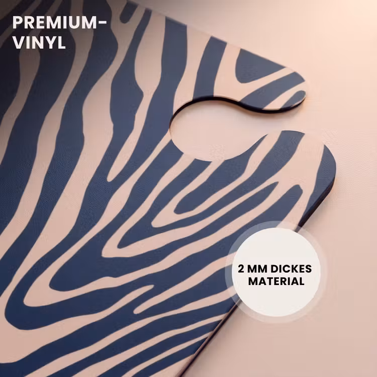 CaseSwap™ - Zebra - Muster - Blau - Beige — 6