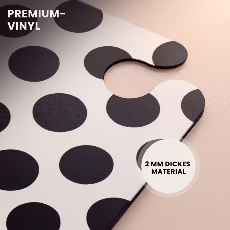 CaseSwap™ - Klassisch - Polka dots - Schwarz — 6