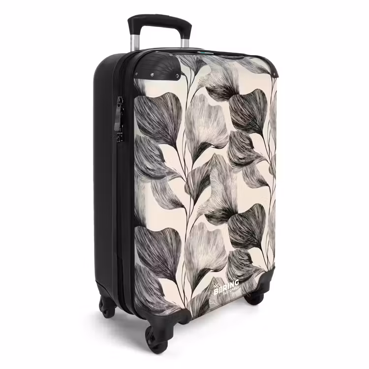 CaseSwap™ - Botanisch - Blätter - Schwarz — 2