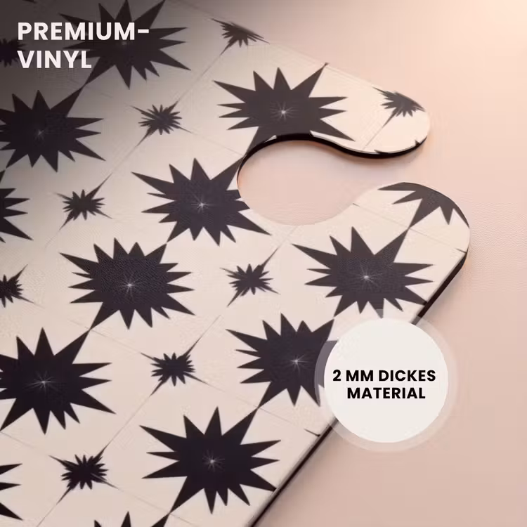 CaseSwap™ - Sternformen - Geometrisch - Schwarz — 6