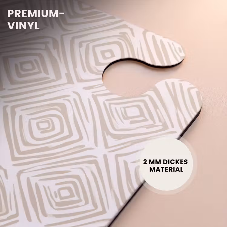 CaseSwap™ - Abstrakt - Kariert - Beige — 6