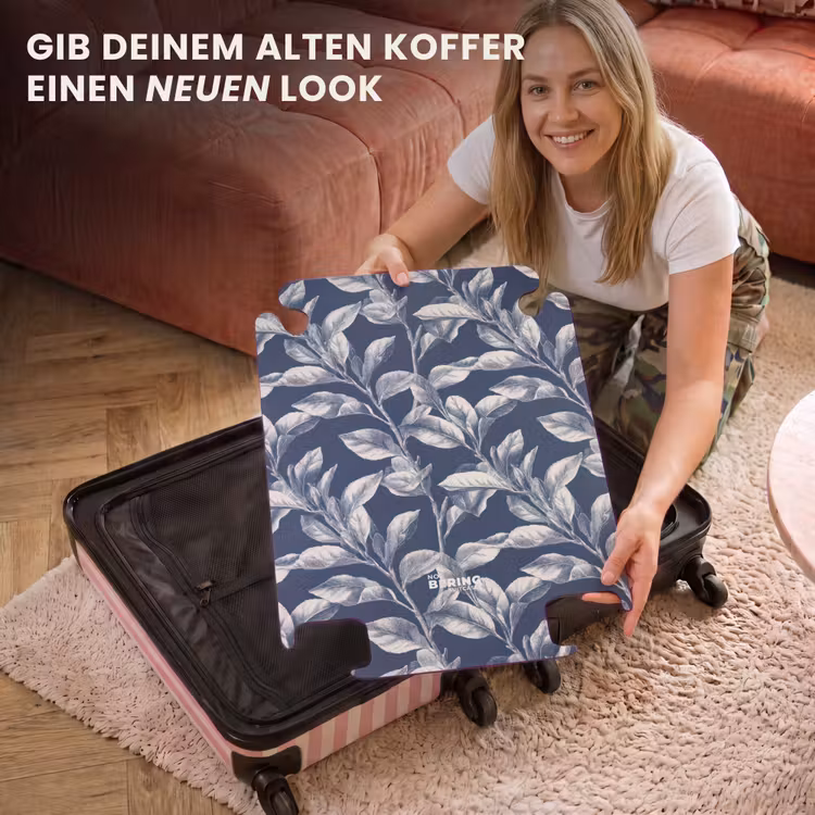 CaseSwap™ - Botanisch - Muster - Blau — 3