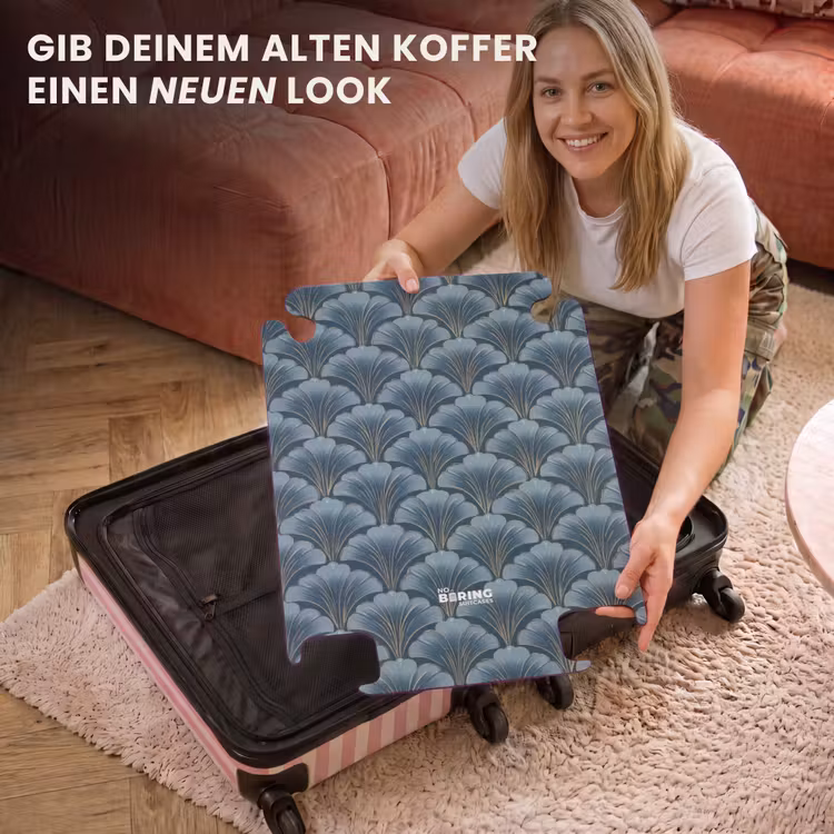 CaseSwap™ - Muster - Ginkgo-Blatt - Blau — 3