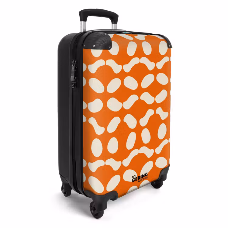 CaseSwap™ - Orange - Karomuster - Weiß — 2