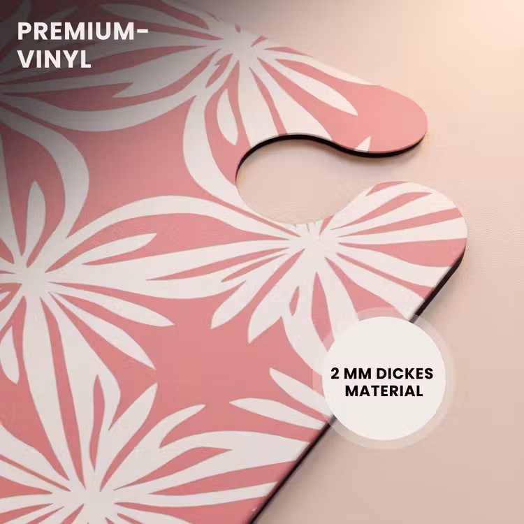 CaseSwap™ - Rosa - Florales Motiv - Weiß - Modern — 6