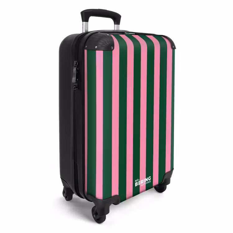 CaseSwap™ - Vertikale Streifen - Grün - Rosa — 2