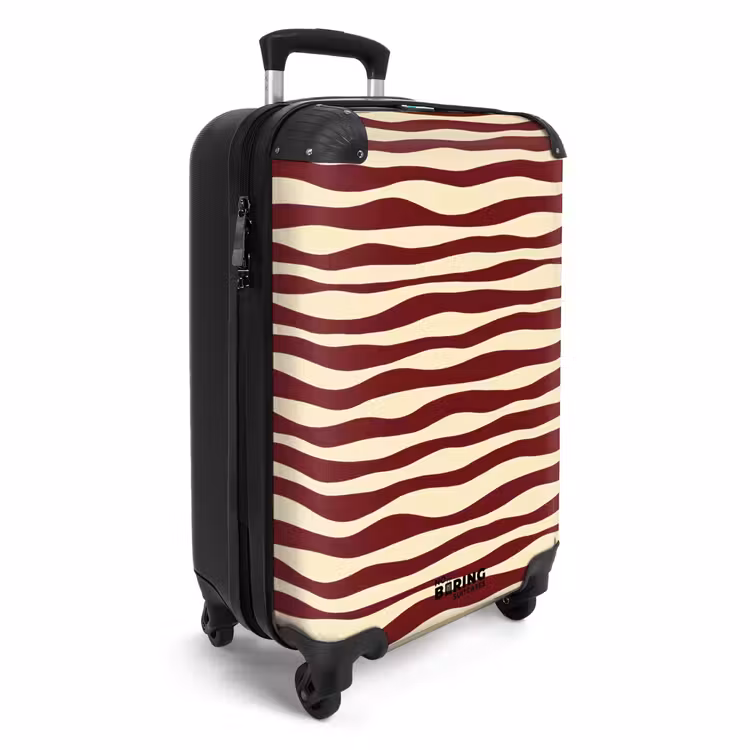 CaseSwap - Wellen - Rot - Muster - Creme — 2
