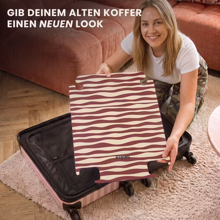 CaseSwap - Wellen - Rot - Muster - Creme — 3