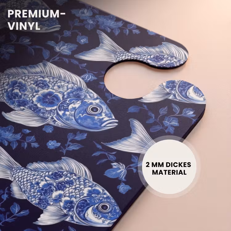 CaseSwap™ - Fische - Blumen - Blau — 6