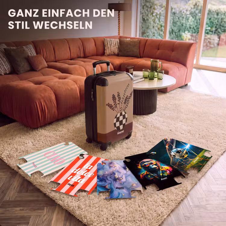 CaseSwap™ - Minimalistisch - Vase - Blumen - Braun — 5
