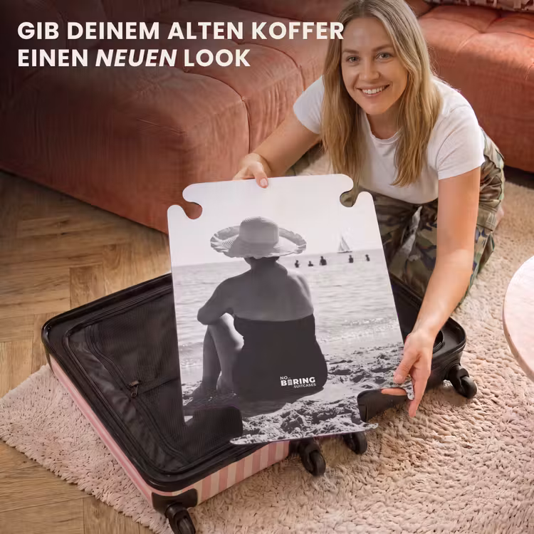 CaseSwap™ - Sonnenhut - Strand - Schwarz - Weiß — 3
