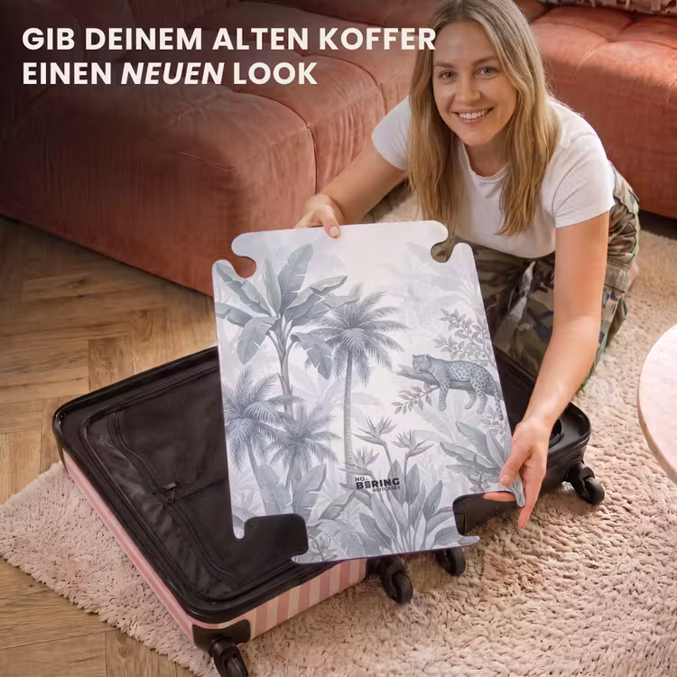 CaseSwap™ - Katze – Tropischer Wald – Modern – Grau — 3