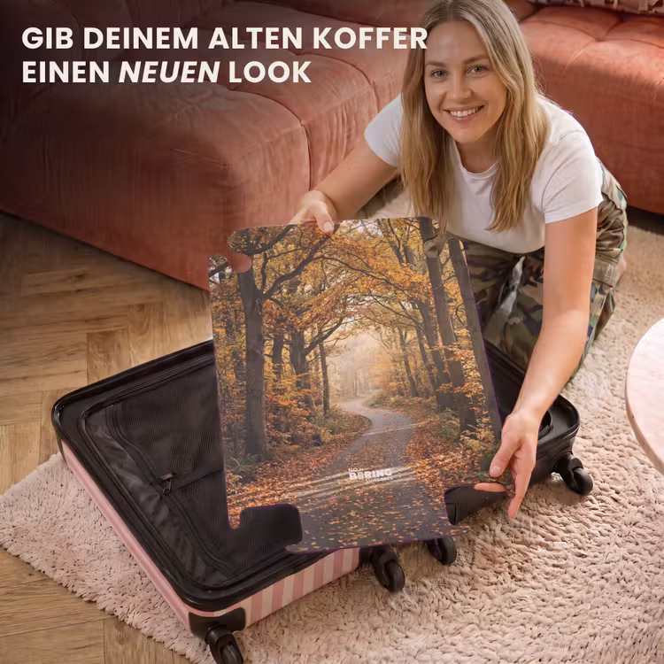CaseSwap™ - Waldweg – Herbstwald – Blätter – Orange – Nostalgisch — 3