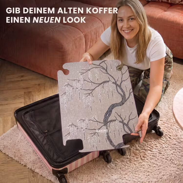 CaseSwap™ - Baum – Blumen – Mosaik – Kunst – Weiß — 3