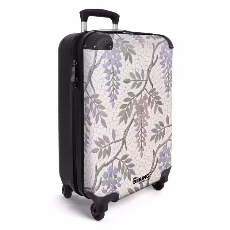 CaseSwap™ - Blumen – Mosaik – Natur – Muster – Lila — 2