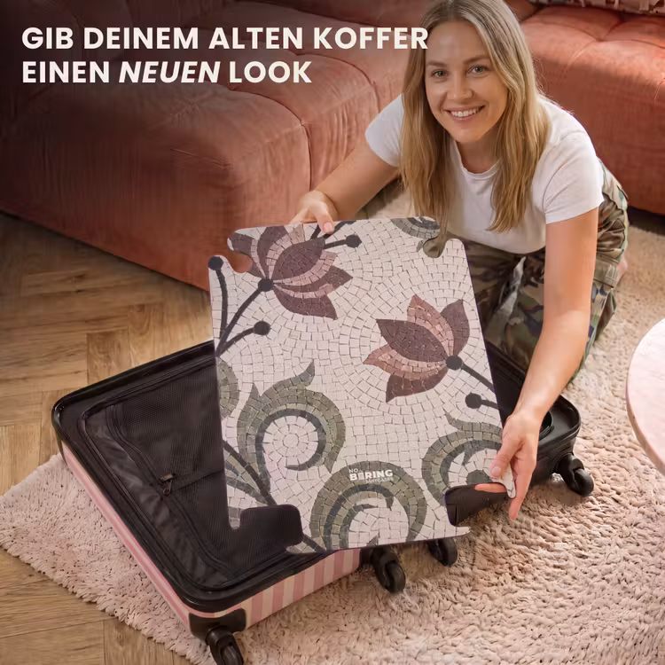 CaseSwap™ - Blumen – Mosaik – Muster – Abstrakt – Grün — 3
