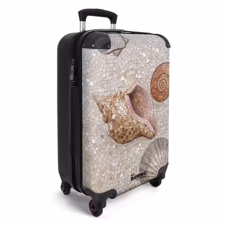 CaseSwap™ - Muschel – Mosaik – Meer – Beige – Modern — 2