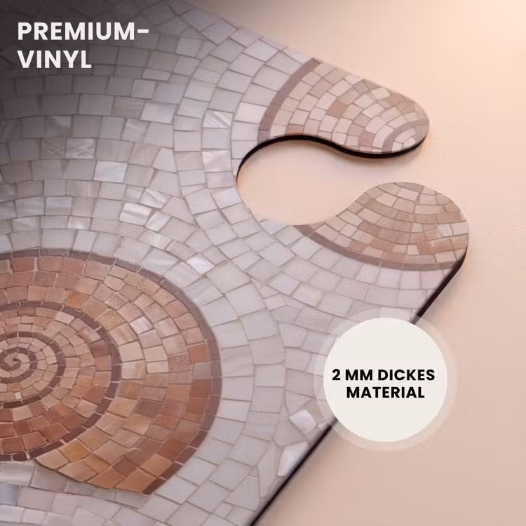 CaseSwap™ - Muschel – Mosaik – Meer – Beige – Modern — 6