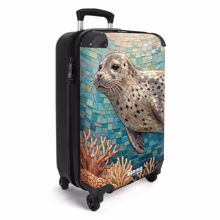 CaseSwap™ - Seehund – Mosaik – Unterwasser – Tiere – Blau — 2