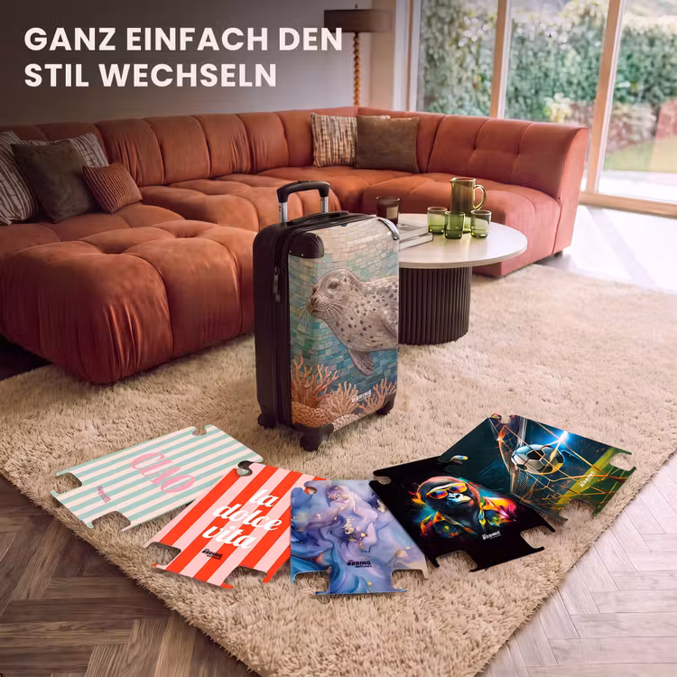 CaseSwap™ - Seehund – Mosaik – Unterwasser – Tiere – Blau — 5