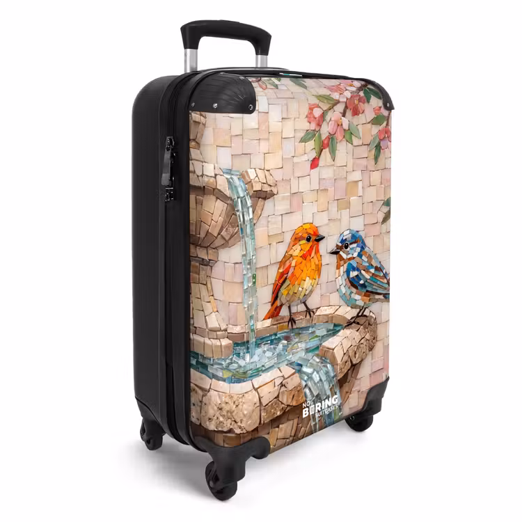 CaseSwap™ - Vogel – Springbrunnen – Mosaik – farbenfroh – Tiere — 2