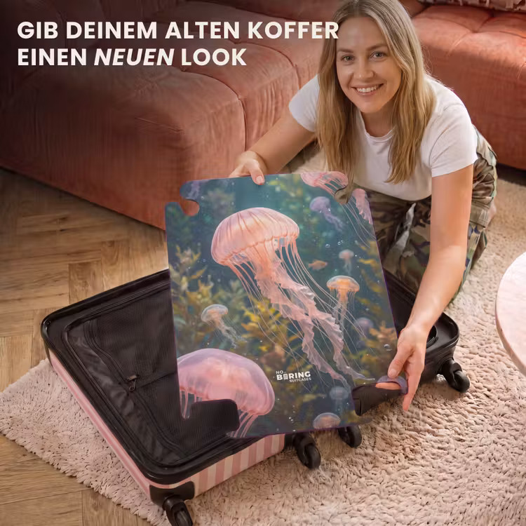 CaseSwap™ - Qualle – Rosa – Unterwasser – Meeresleben – Tiere — 3