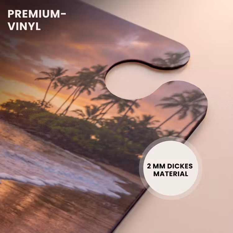 CaseSwap™ - Strand – Sonnenuntergang – Palmen – Natur – Orange — 6