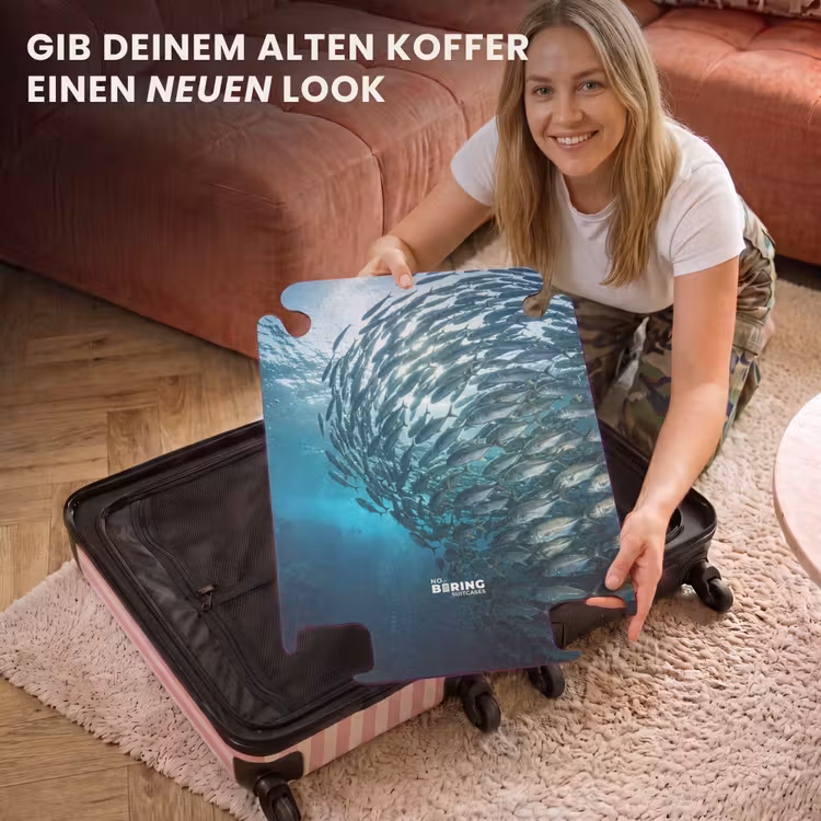 CaseSwap™ - Fisch – Fischschwarm – Ozean – Natur – Blau — 3