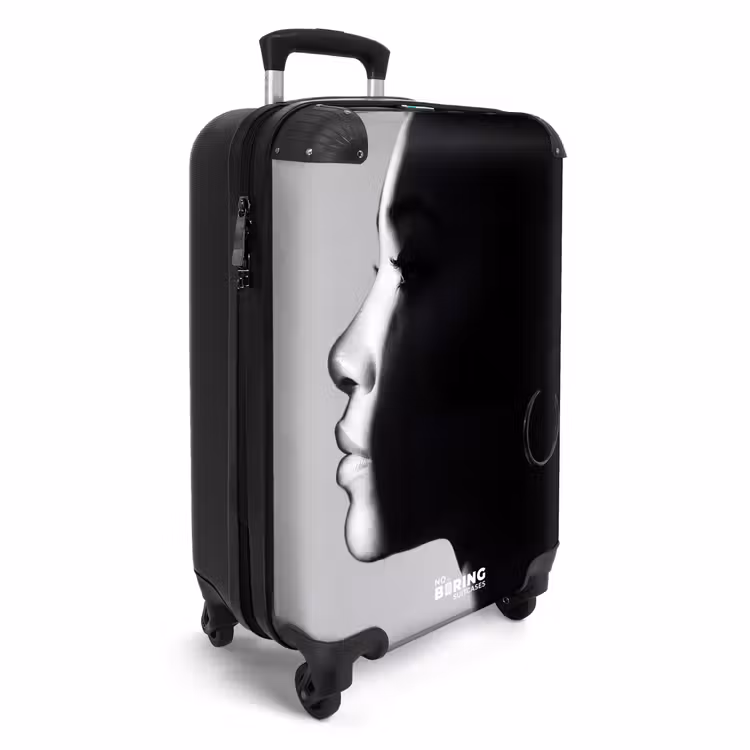 CaseSwap™ - Frau – Profil – Menschen – Schwarz-Weiß — 2